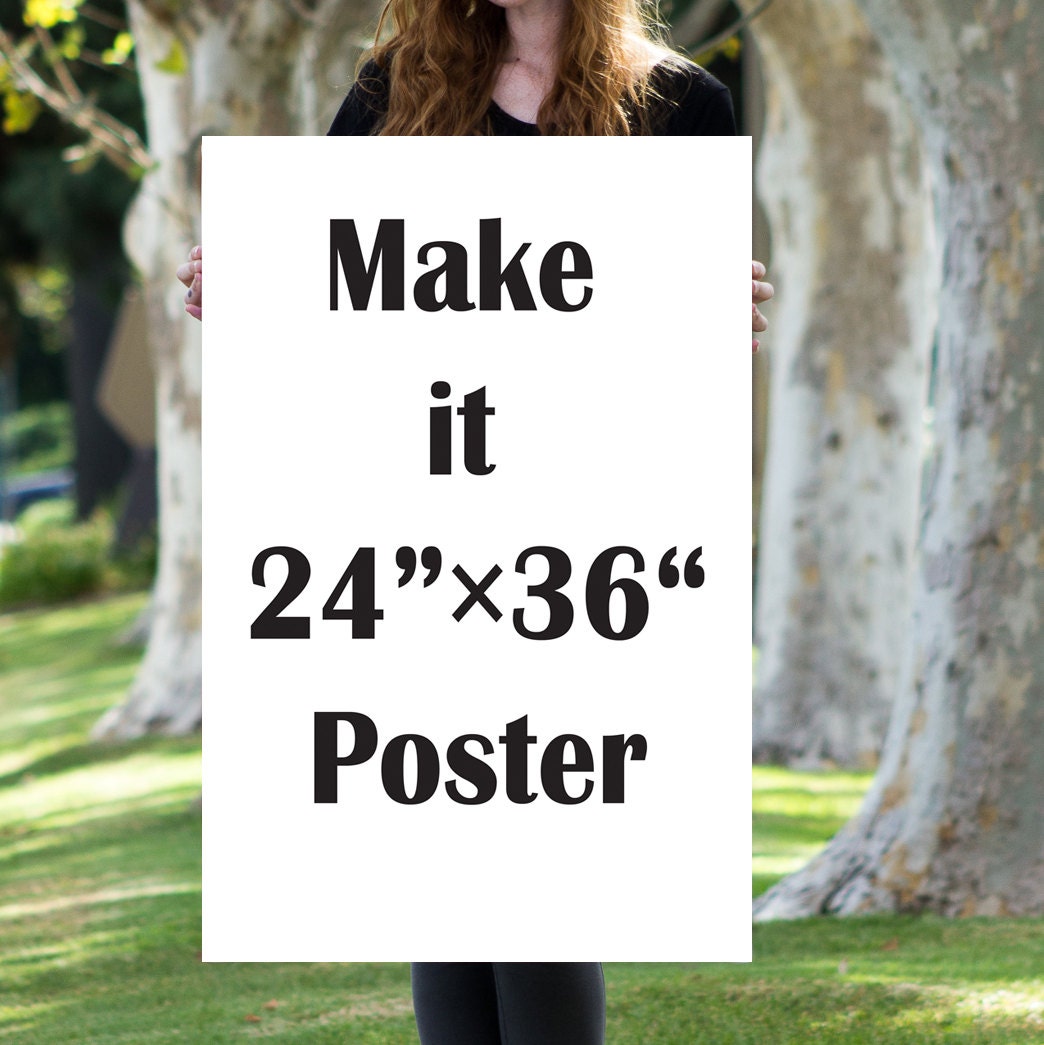 how much does it cost to print a large poster