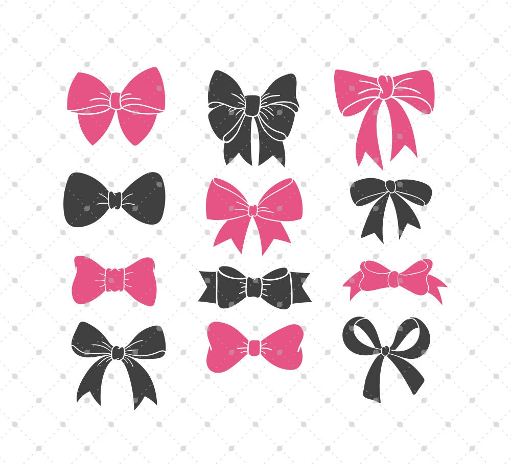 Bow svg cut files for Cricut Silhouette and other Vinyl