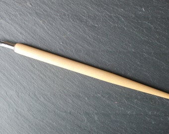 Natural Wood Calligraphy straight nib pen holder. Wood finish. Elegant dip pen holder.