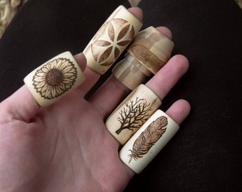 It's up to you - 5 personalized dread beads - customized hair accessories