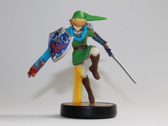 Custom Hyrule Warriors Link Amiibo by PixelCollieCrafts on Etsy