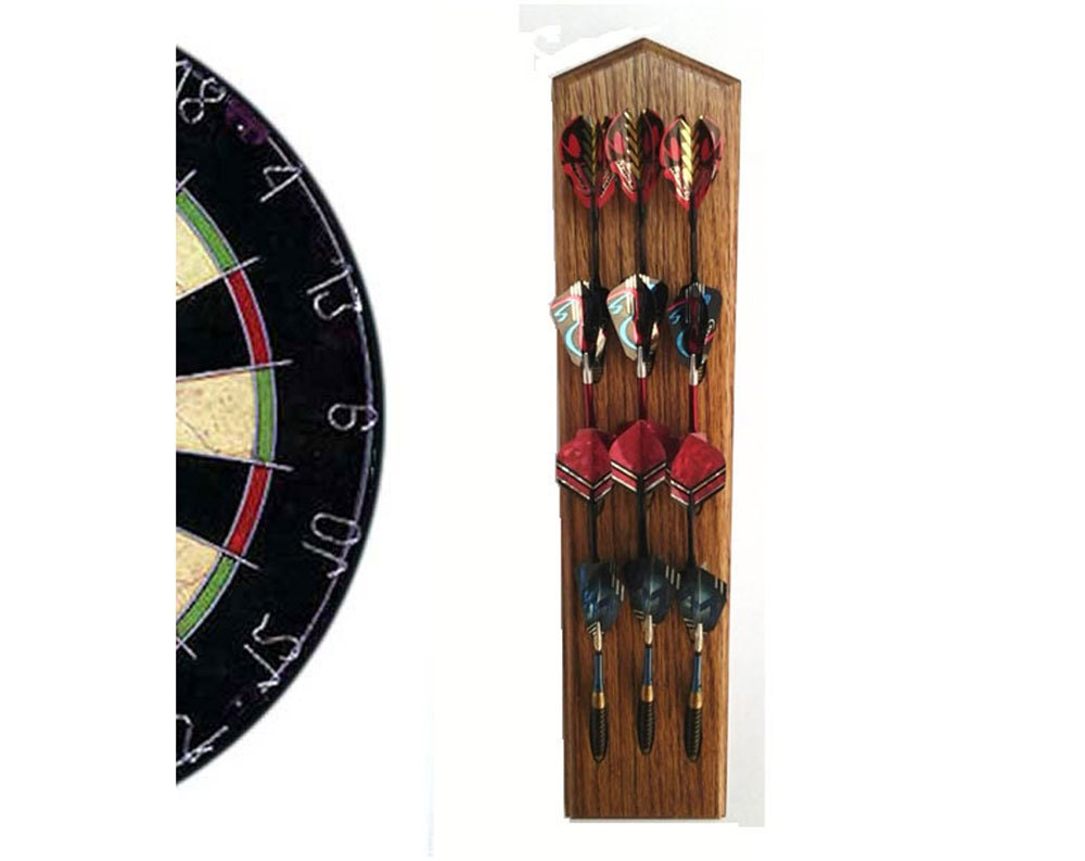 Dart Holder Wall Mount Darts Display Rack. Game Room Home