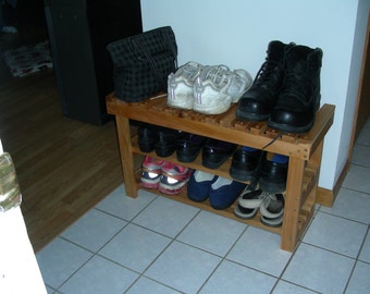 Shoe Organizer Shoe rack and Shoe bench.