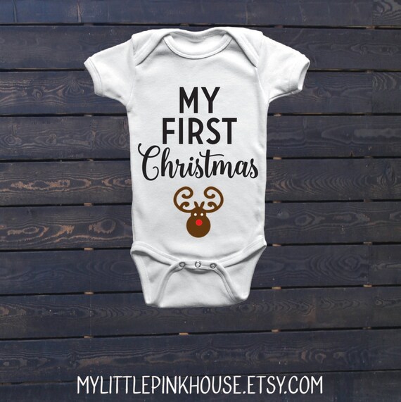 Download Baby's First Christmas SVG onesie DIY outfit instant