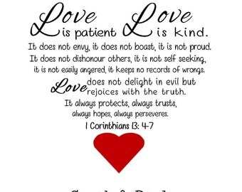 Image result for 1 corinthians 13 4-7