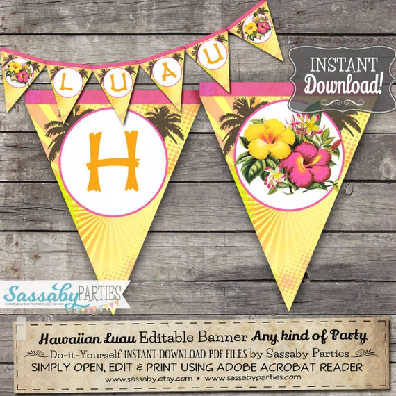 hawaiian-luau-party-banner-instant-download-editable-printable