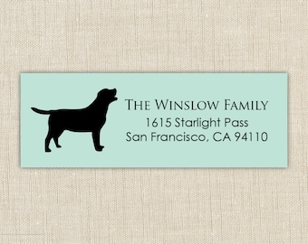 Return Address Labels. Return address label sticker. Dog address labels
