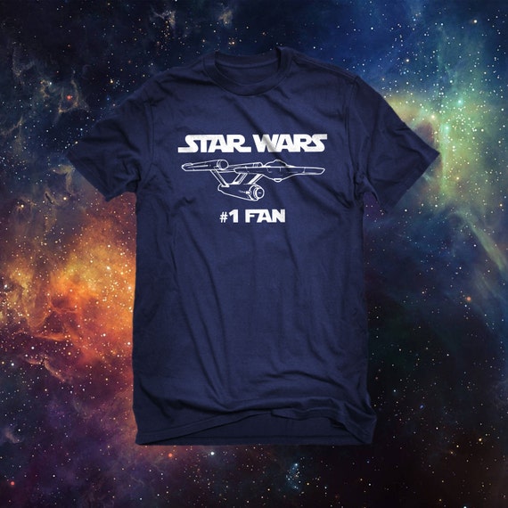 Star Wars 1 Fan T-shirt Unisex Adult Star Trek by IndicaPlateau