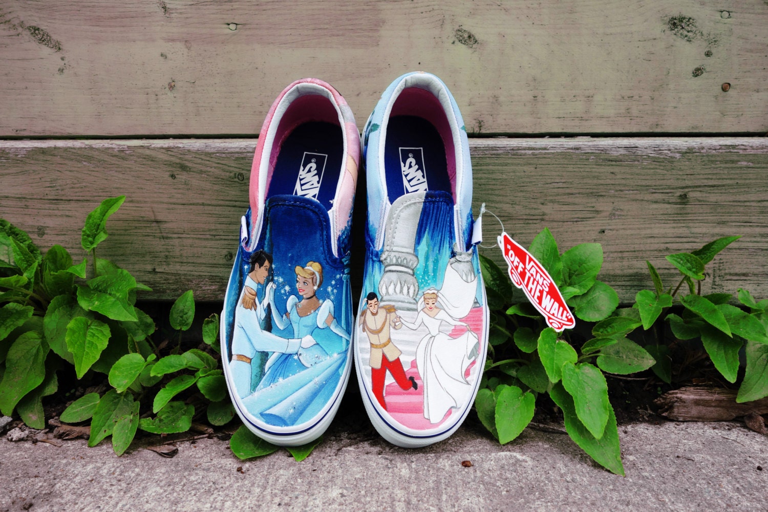 Disney Cinderella Custom Painted VANS for Alexandra