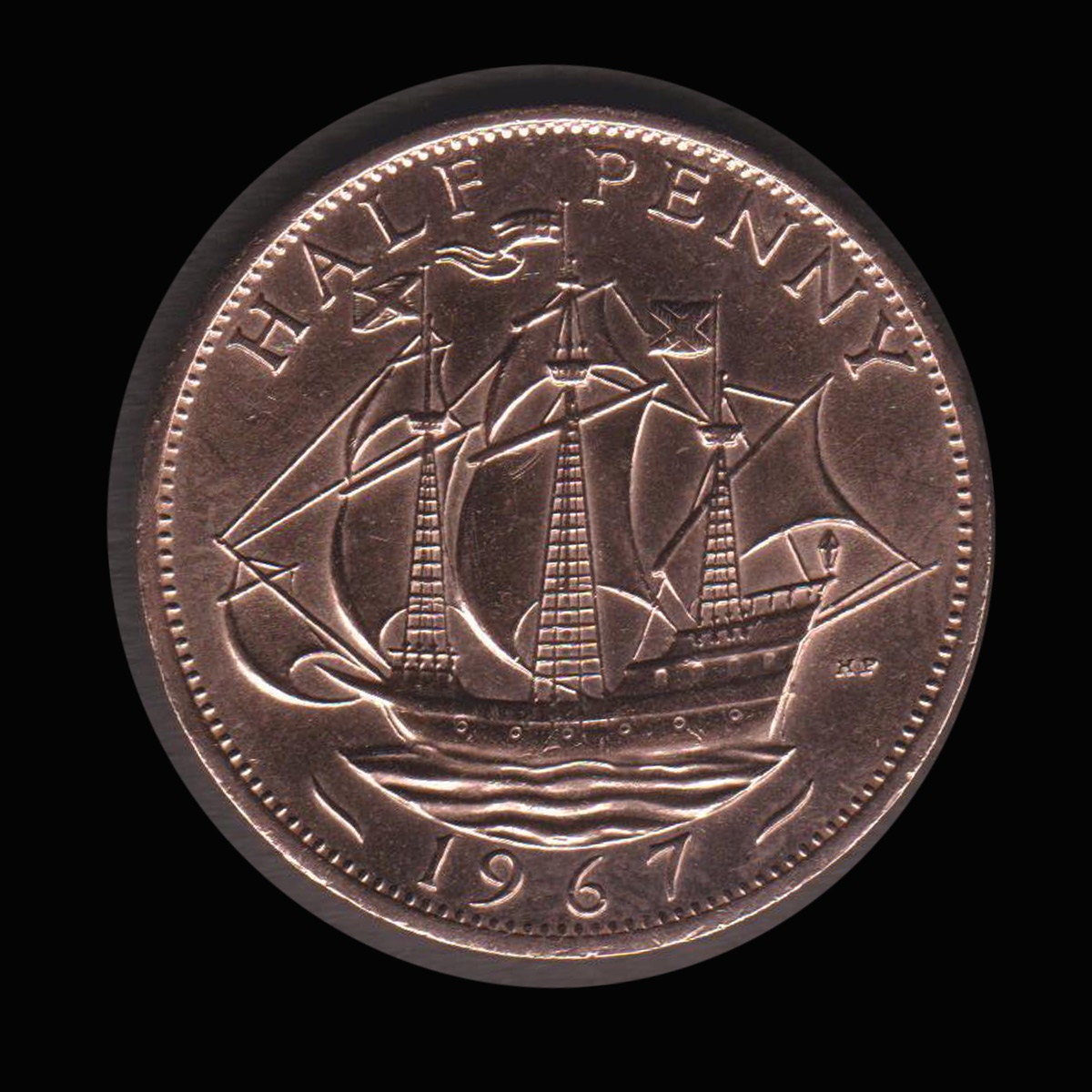 Elizabeth II Half Penny 1967 Coins POLISHED elizabeth-ii-half-penny-1967-coins-polished