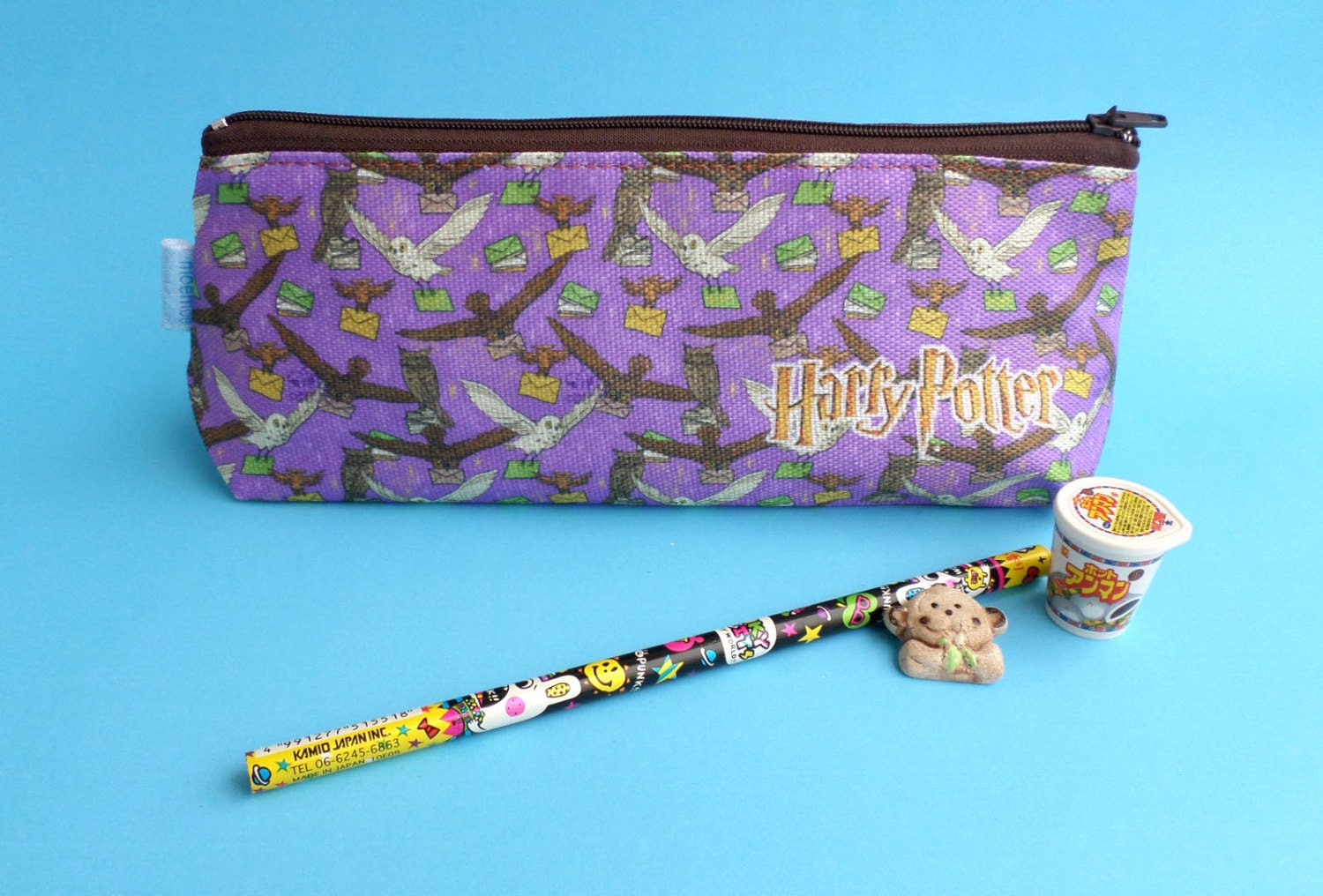 Cute Harry Potter Pencil Case Zipper Pouch Bag Pen Box School