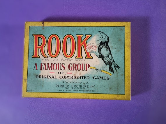 Items similar to Vintage Rook Card Game, 1931,Parker Bros. Game Night ...