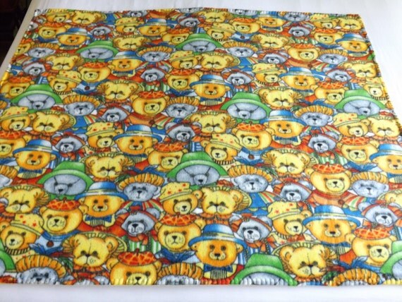 fleece teddy bear blanket