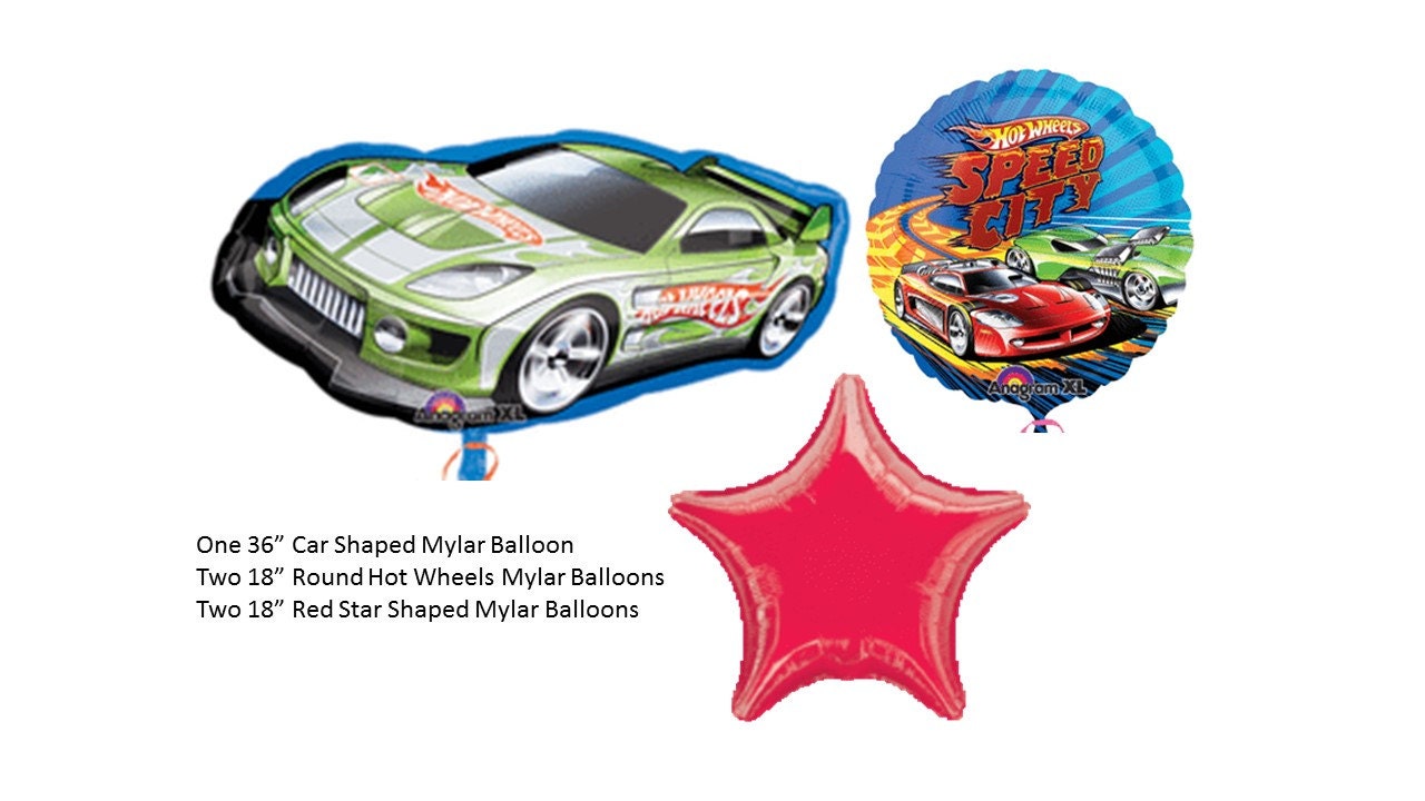 Hot Wheels Balloon Set