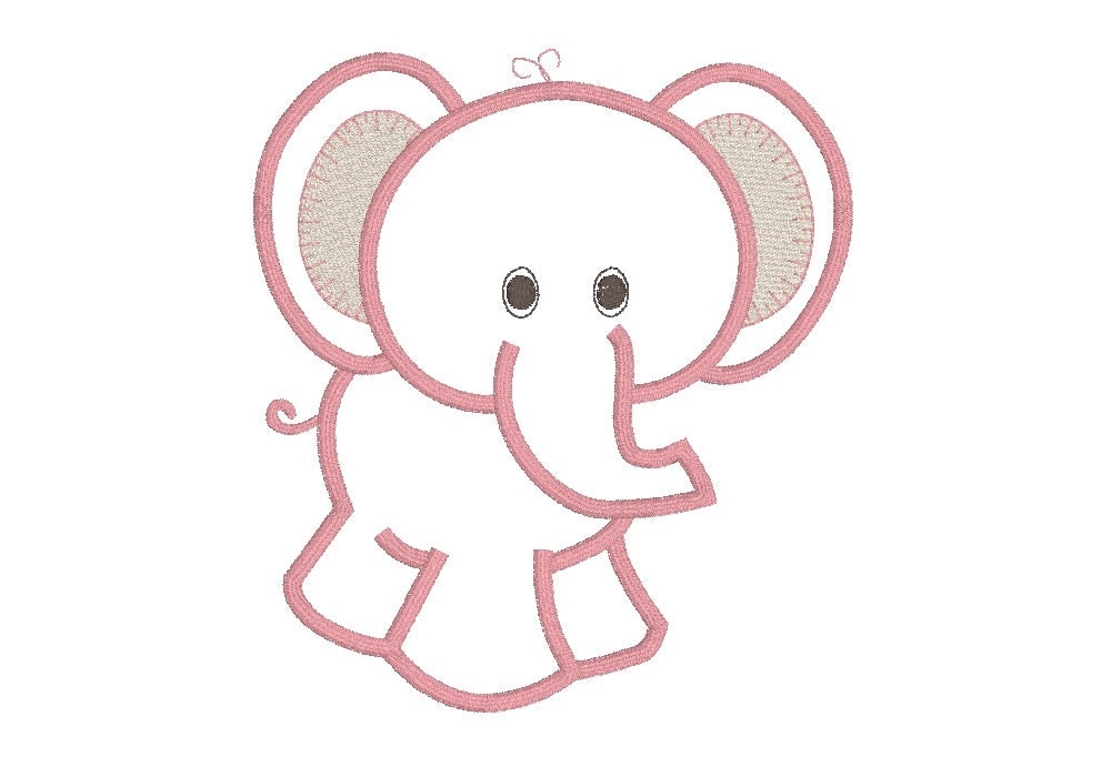 looking for free embroidery design for a baby elephant free download