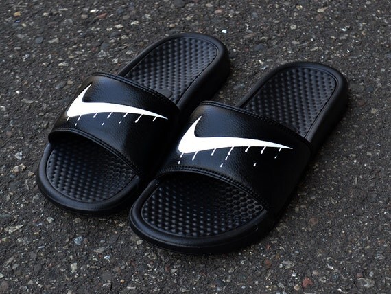 custom nike slides benassi