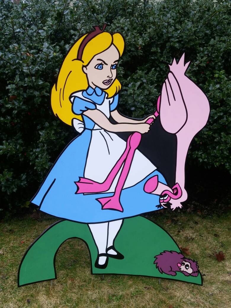 FOAMBOARD CROQUET ALICE Inspired by Alice in Wonderland