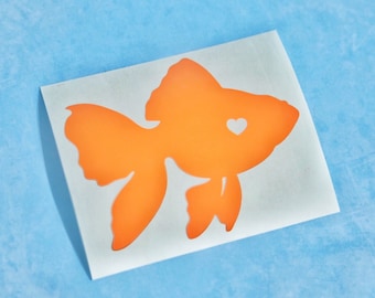 Goldfish decal | Etsy