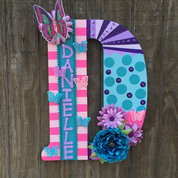 Oversized Nursery Letter Large Hanging Letter Wooden Door