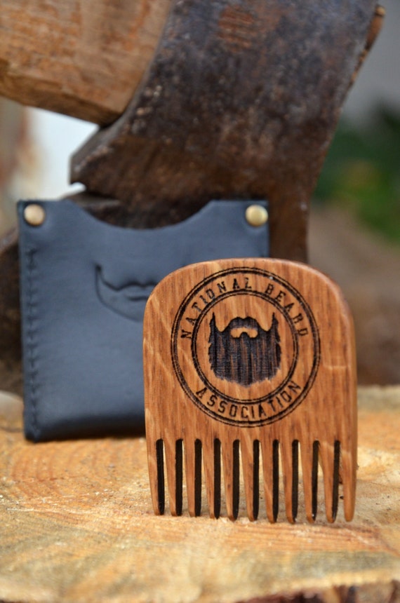 Custom Men T Personalized Beard Comb Wooden Engraved Hair