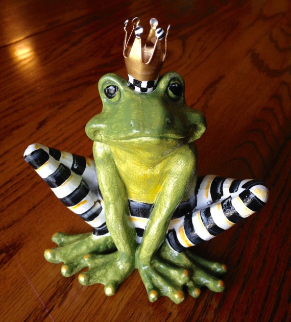 ceramic frog prince