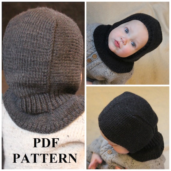 Knitting PDF pattern Balaclava pattern Balaclava knitting