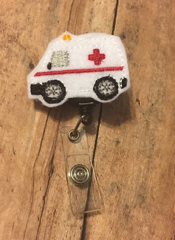 Items Similar To Ambulance Badge Reel Emergency Services