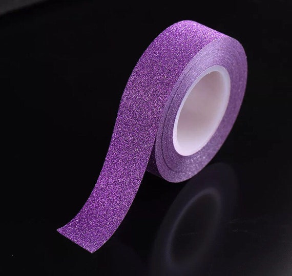 Purple Glitter Washi Tape High Quality Adhesive Tape For