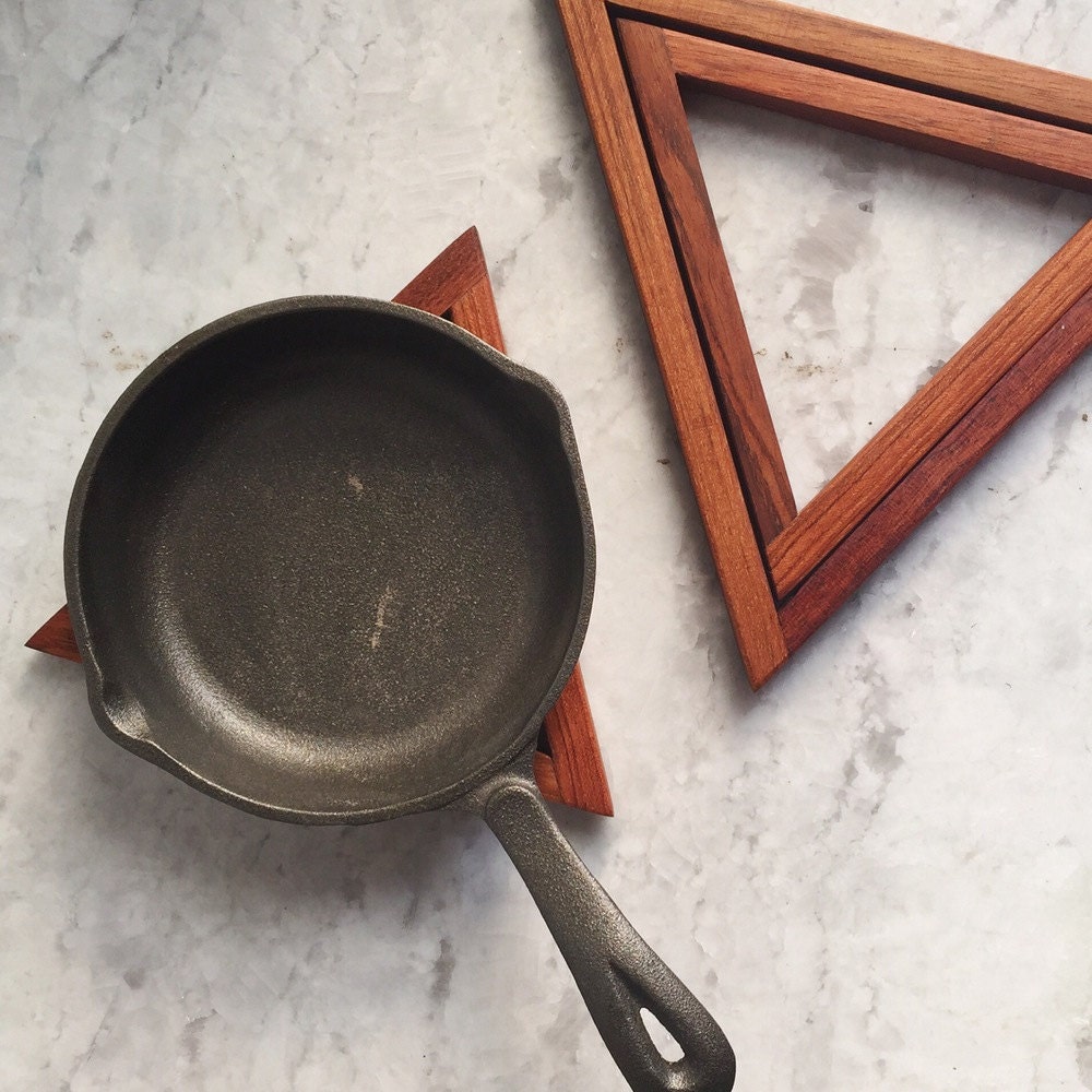 Wooden Triangle Trivets Pot Holder Hot Plate