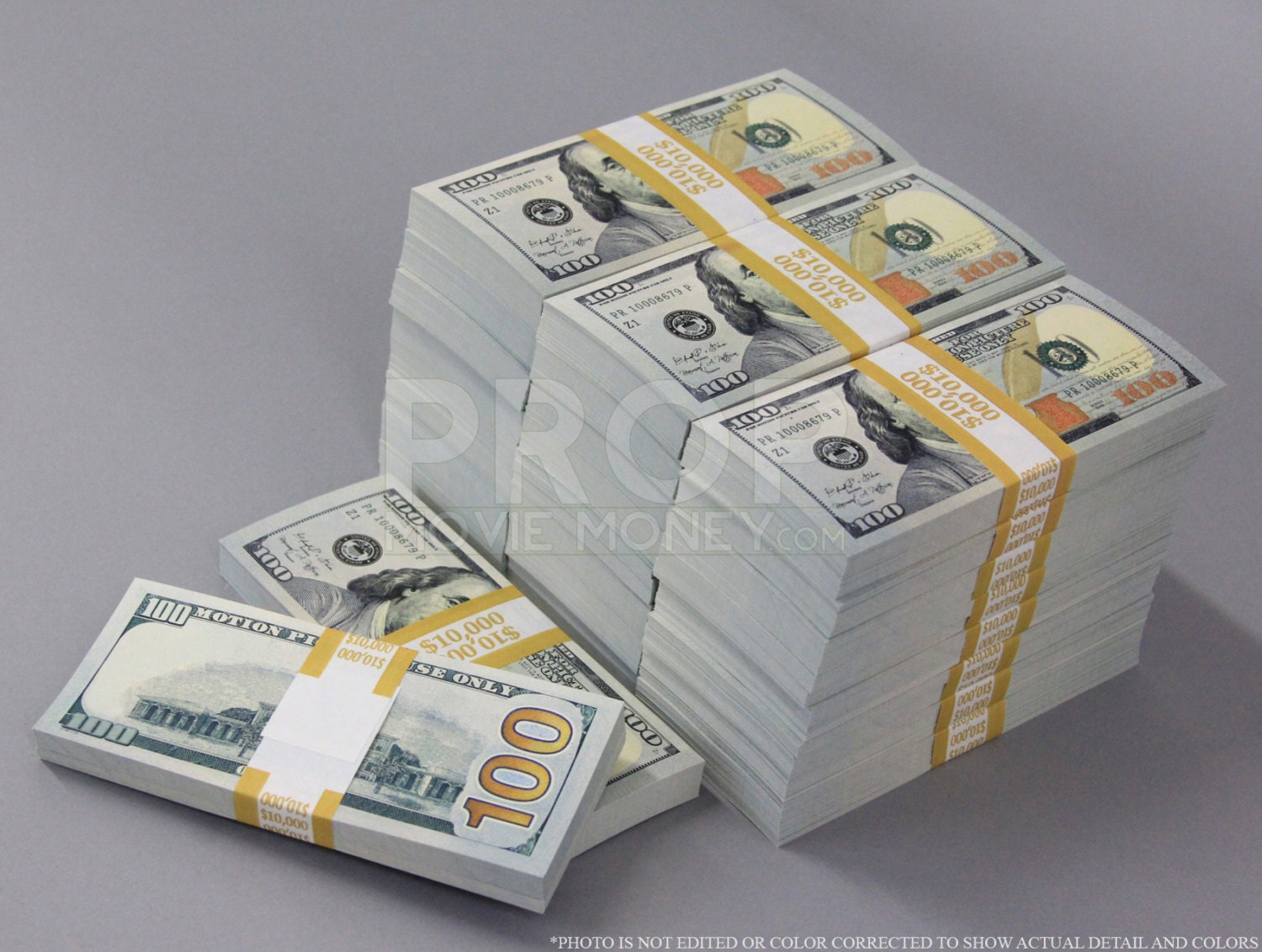 Prop Money New Style 260000 Full Print Stack for Movie TV