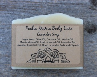 Lavender Soap • Palm Free Soap • All Natural • Organic Body Care
