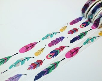 Bold Beautiful Feathers, Washi Tape