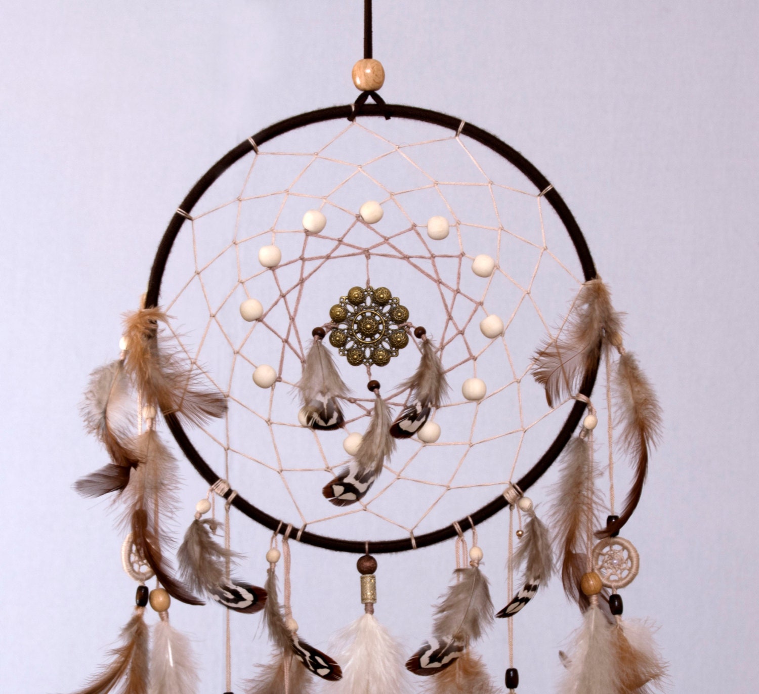 Brown Dream Catcher Large Dreamcatcher metal figure