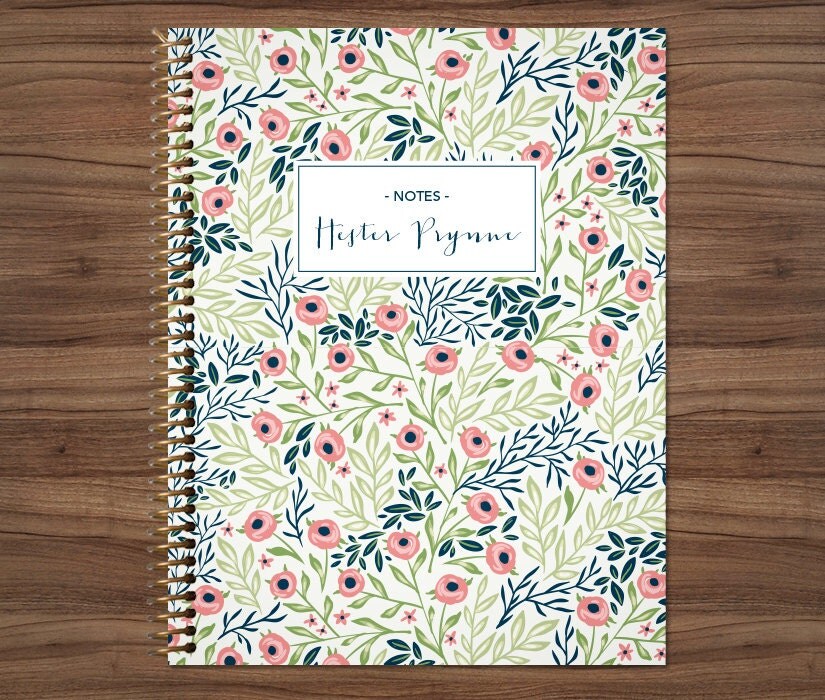 notebook journal custom / personalized lined by SHPplanners