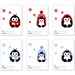 Penguins Printable Christmas Tags Instant Download Christmas