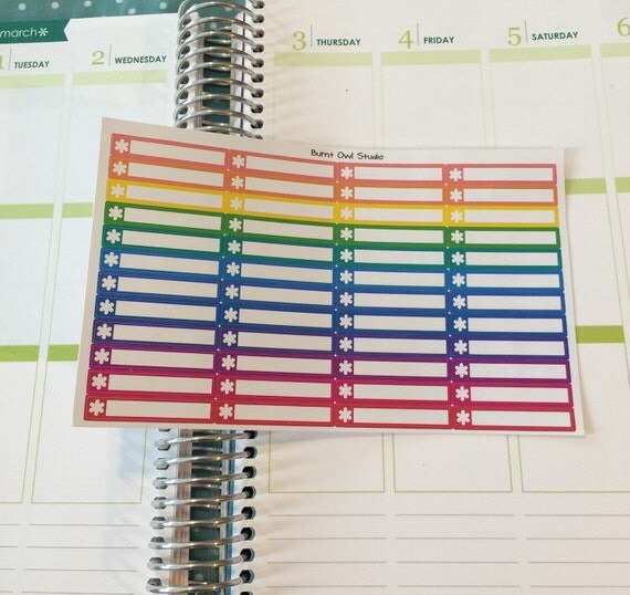 Jot It Down Colorful Asterisk Labels