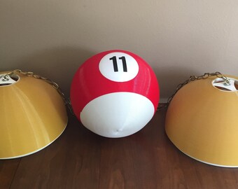 SALE - Vintage Pool Light - Cue Master - Mid-Century
