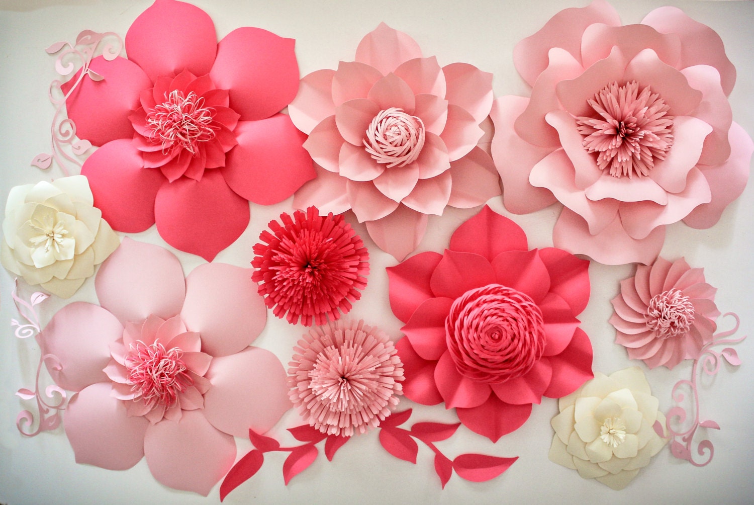 Paper Flower Backdrop Wedding Centerpiece Giant Paper