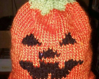 Halloween pumpkin one size adult Hat