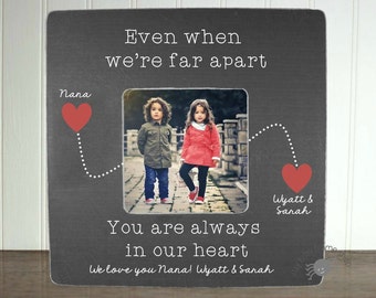 Long Distance Relationship Gift Ideas Mothers Day Gift for Grandma Gifts for Grandma Nana Gift Mimi Gift Even When We're Far Apart IB2FSMAG