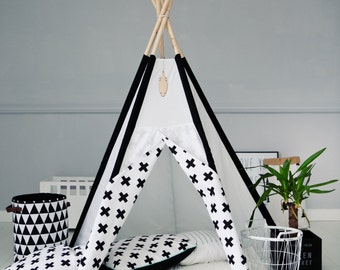 Tipi Kids Play Teepee Tent Wigwam Zelt Tente Playtent Kids teepee Tipi enfant Playhouse Playtent childrens teepee