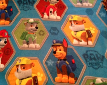 Fleece Paw Patrol Handcrafted Blanket with FREE Matching