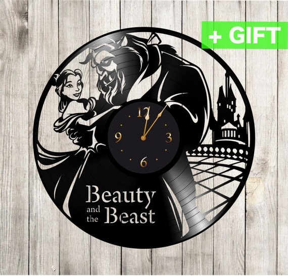 Disney clock Beauty and the Beast wall clock by