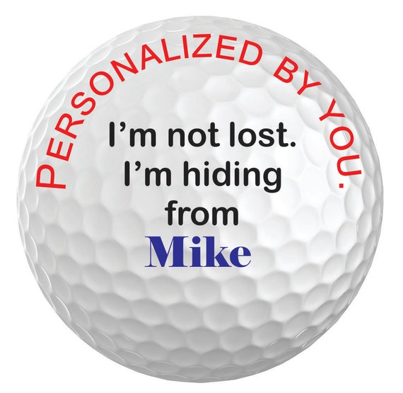 Golf ball customization can be done in many ways, and often