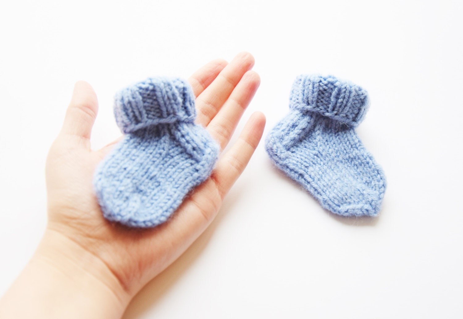 Baby boy socks premature baby socks handmade socks knitted