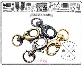 4PCS 30X15MM OVAL TRIGGER snap hook swivel clasp lobster claws findings zinc alloy metal snap hooks metal snap hooks wholesale.