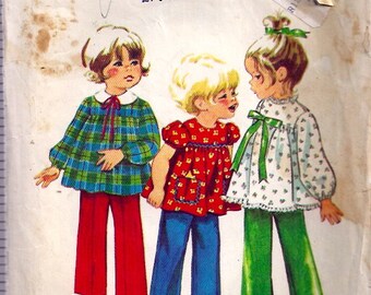 Toddlers' Top and Pants Pattern- Simplicity no 9641