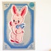 Adorable Vintage Bunny Rabbit Applique