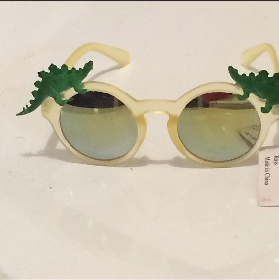 Dinosaur Sunglasses Yellow by ThePinkMuse on Etsy