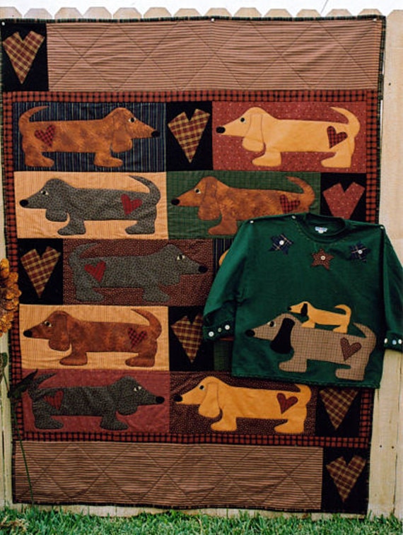 pattern-wiener-dog-applique-quilt-with-matching